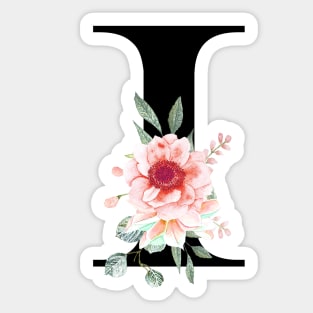 LETTER MONOGRAM I Sticker